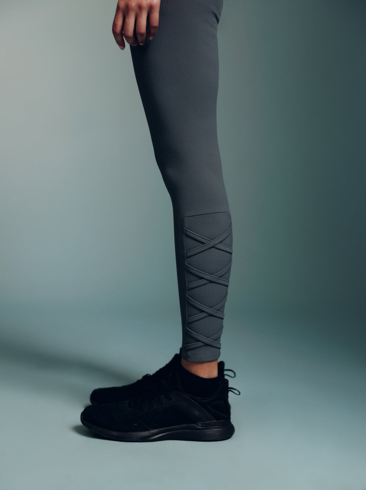 Technical Rib CrissCross Detail Leggings