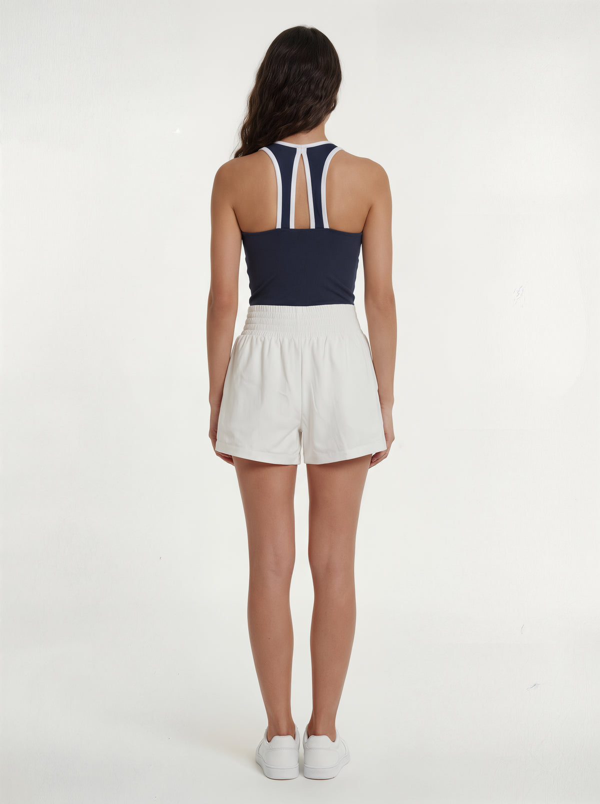 Navy Court Bra Tank