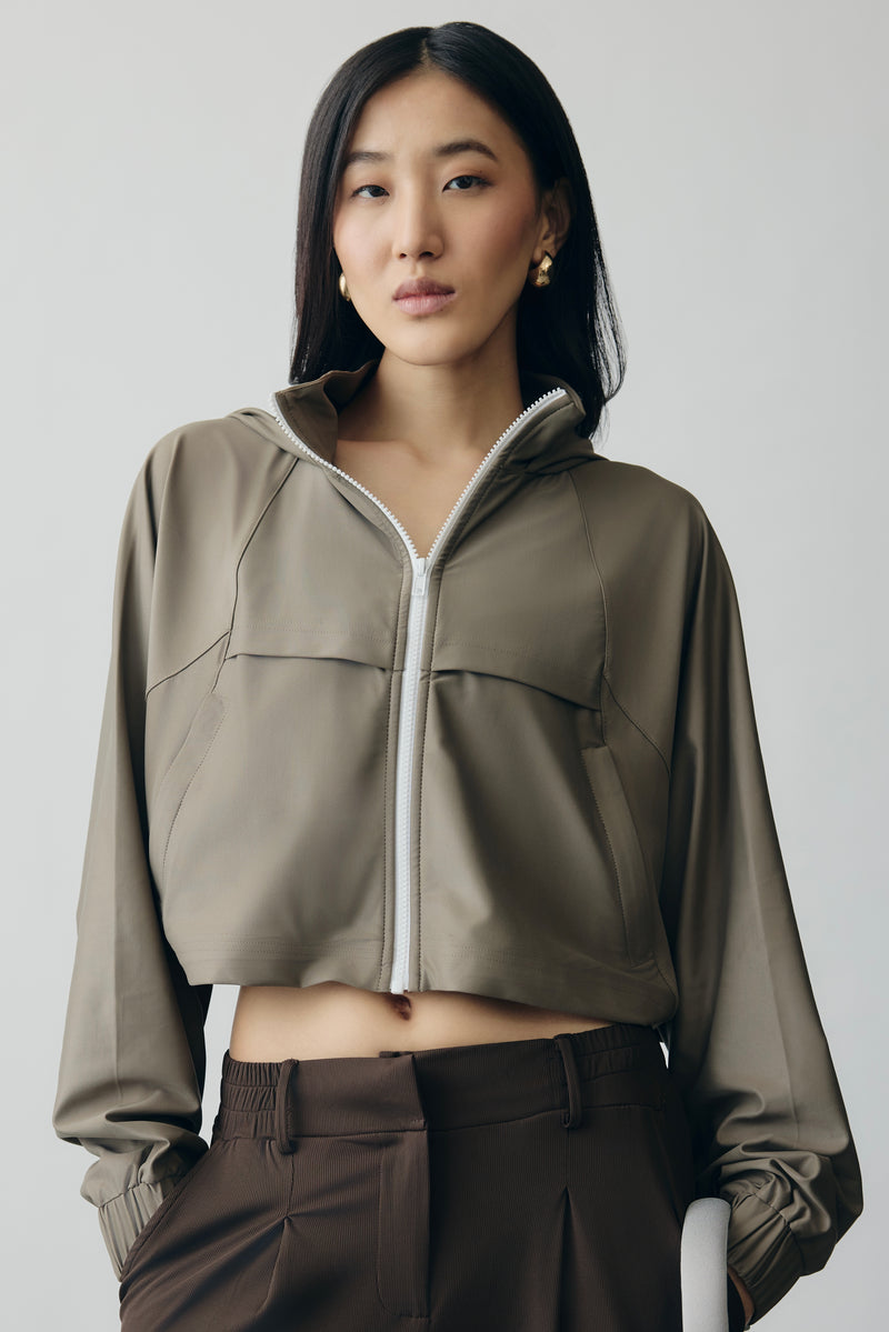 Olive Technical Hoodie