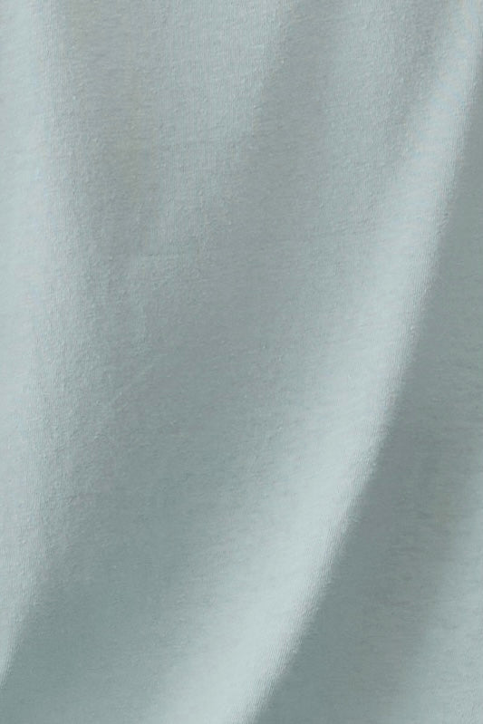 Linen Jersey Tee in Light Blue