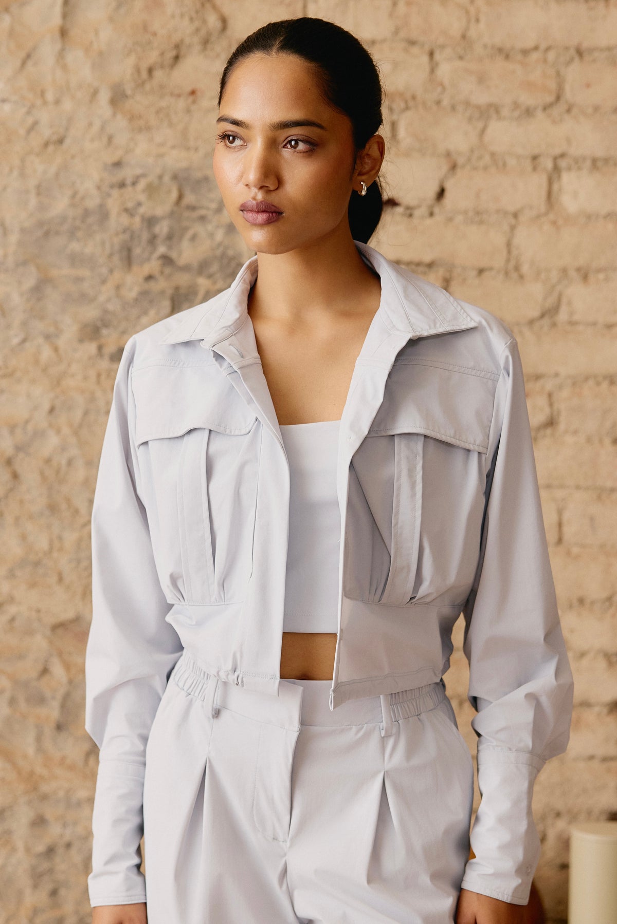 TailoredStretch Cargo Shirt in Frost