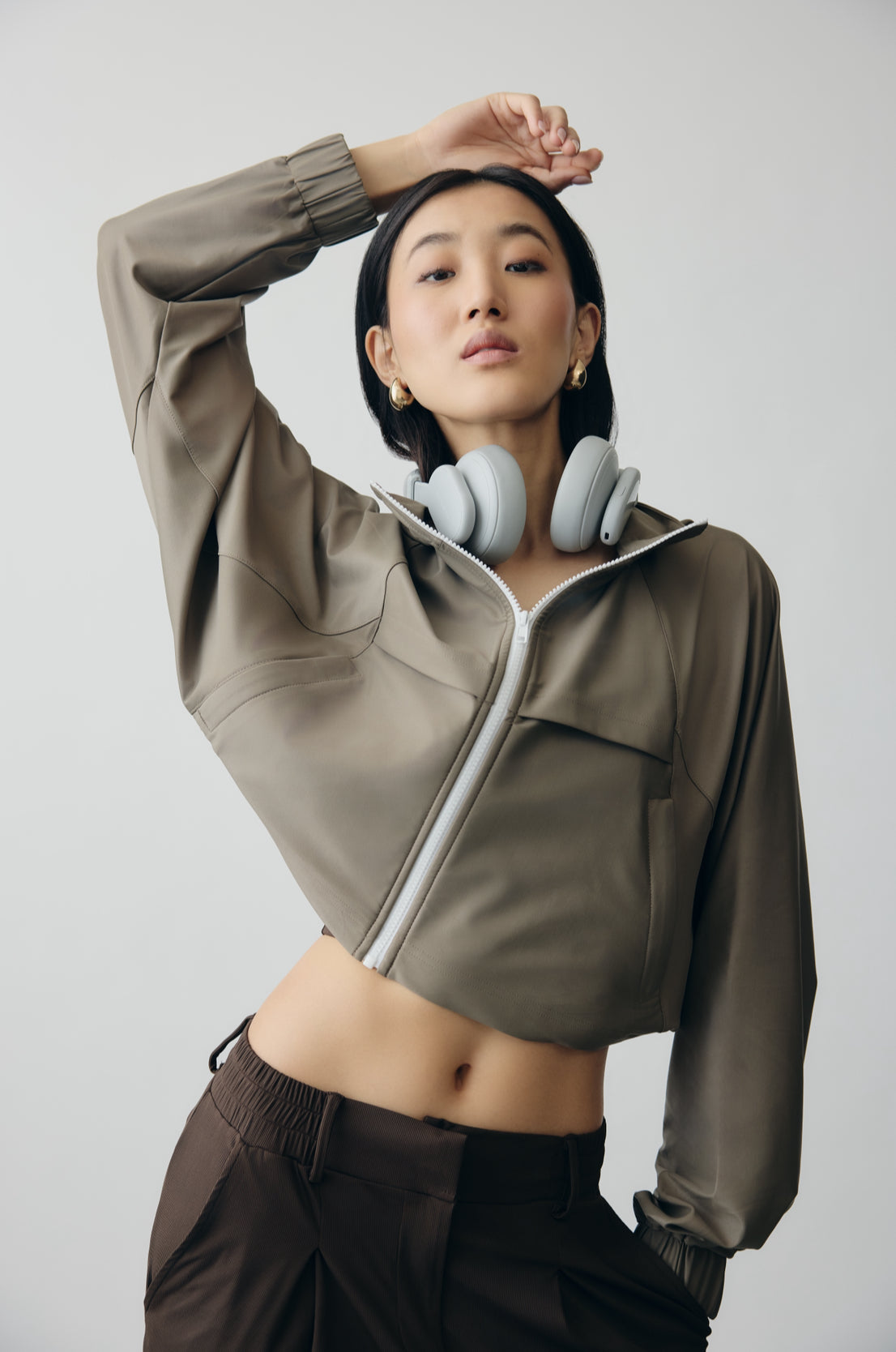 Olive Technical Hoodie