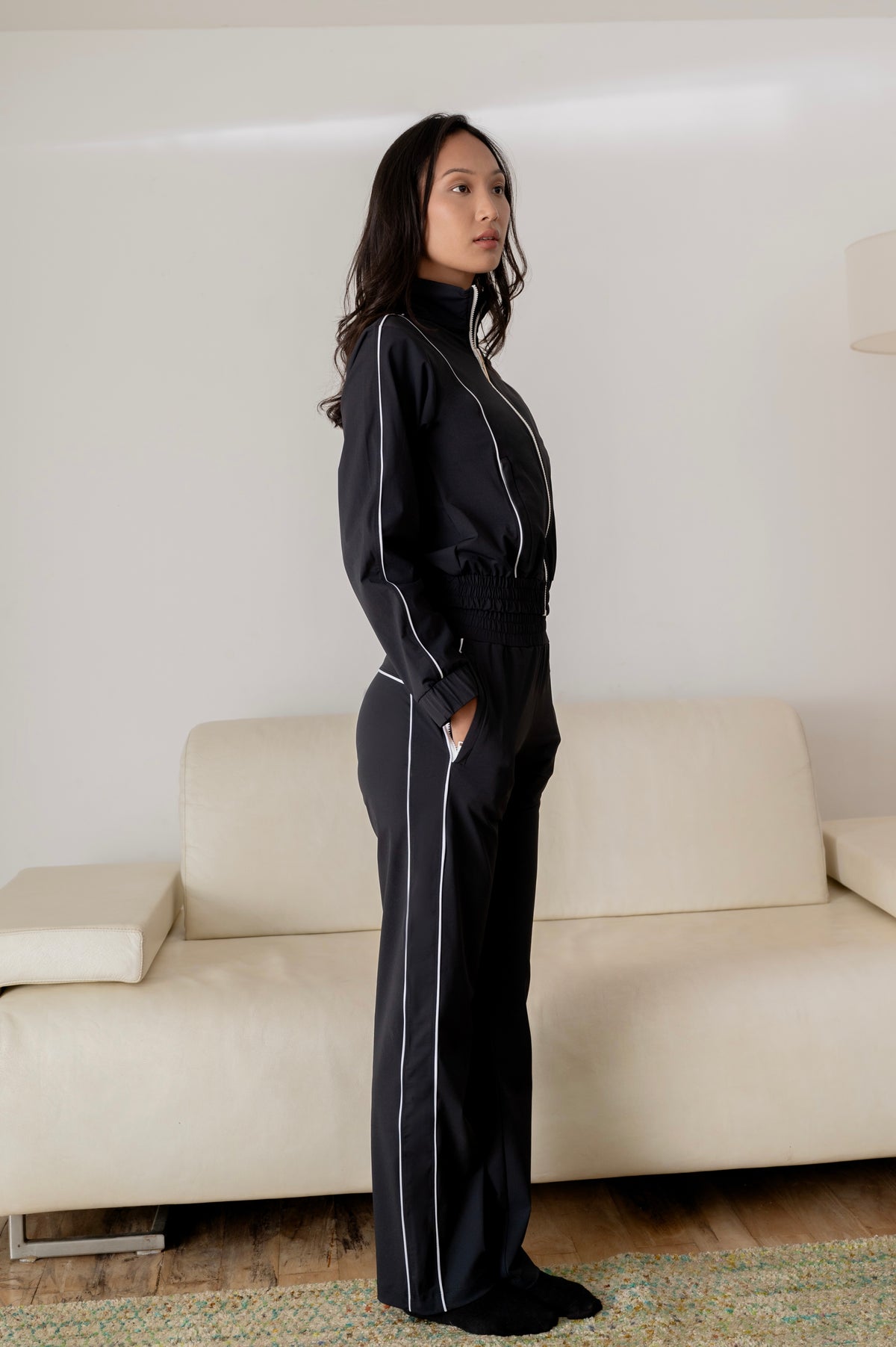 Onyx Varsity Track Jacket