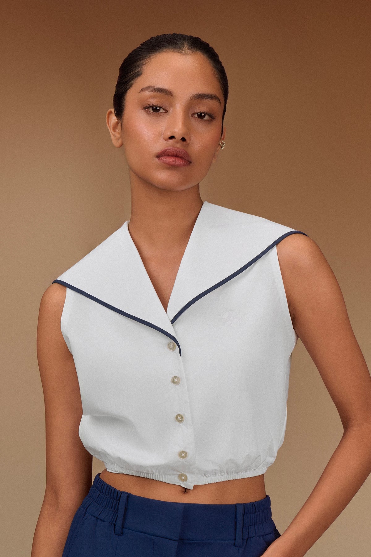 Poplin Crop Top