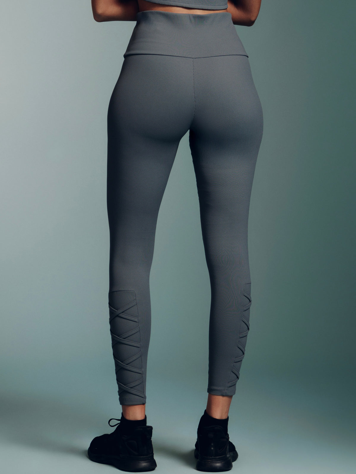 Technical Rib CrissCross Detail Leggings