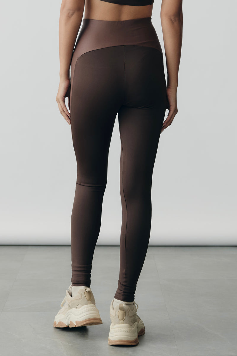 Mocha Hourglass Tonal Leggings