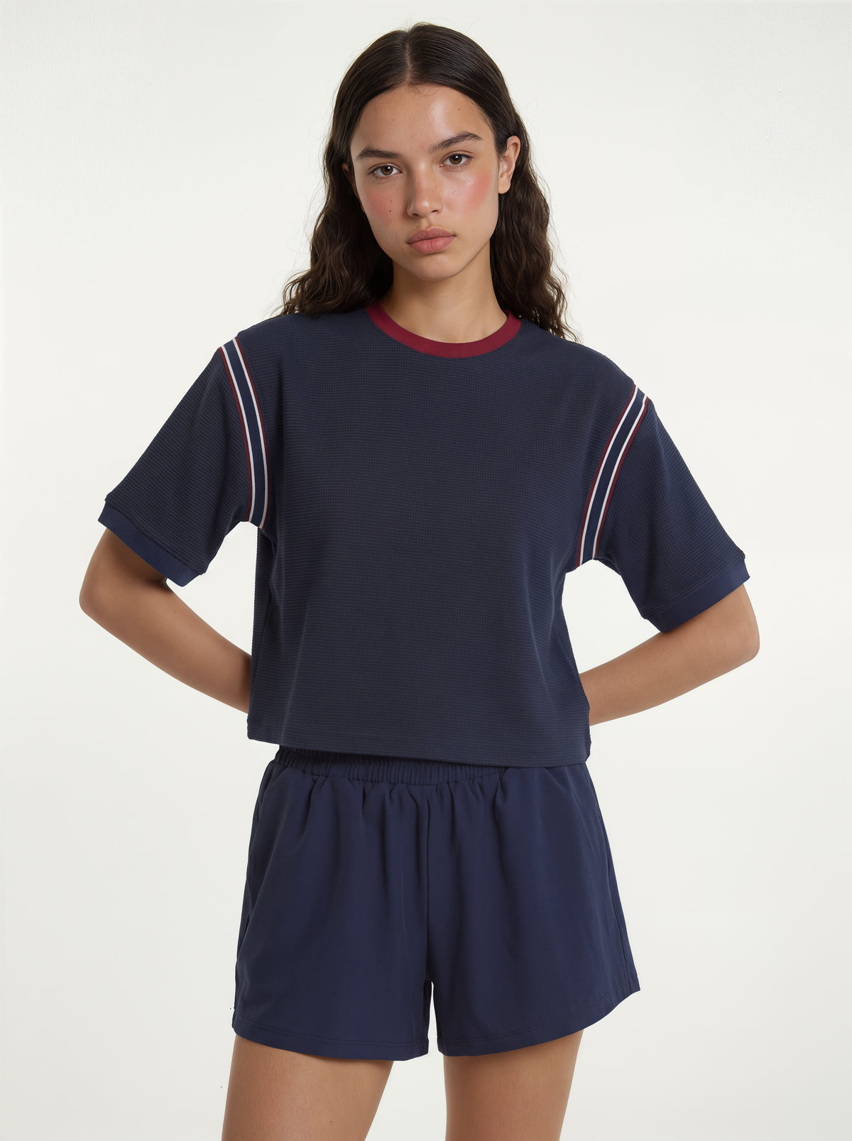 Waffle Boxy Tee