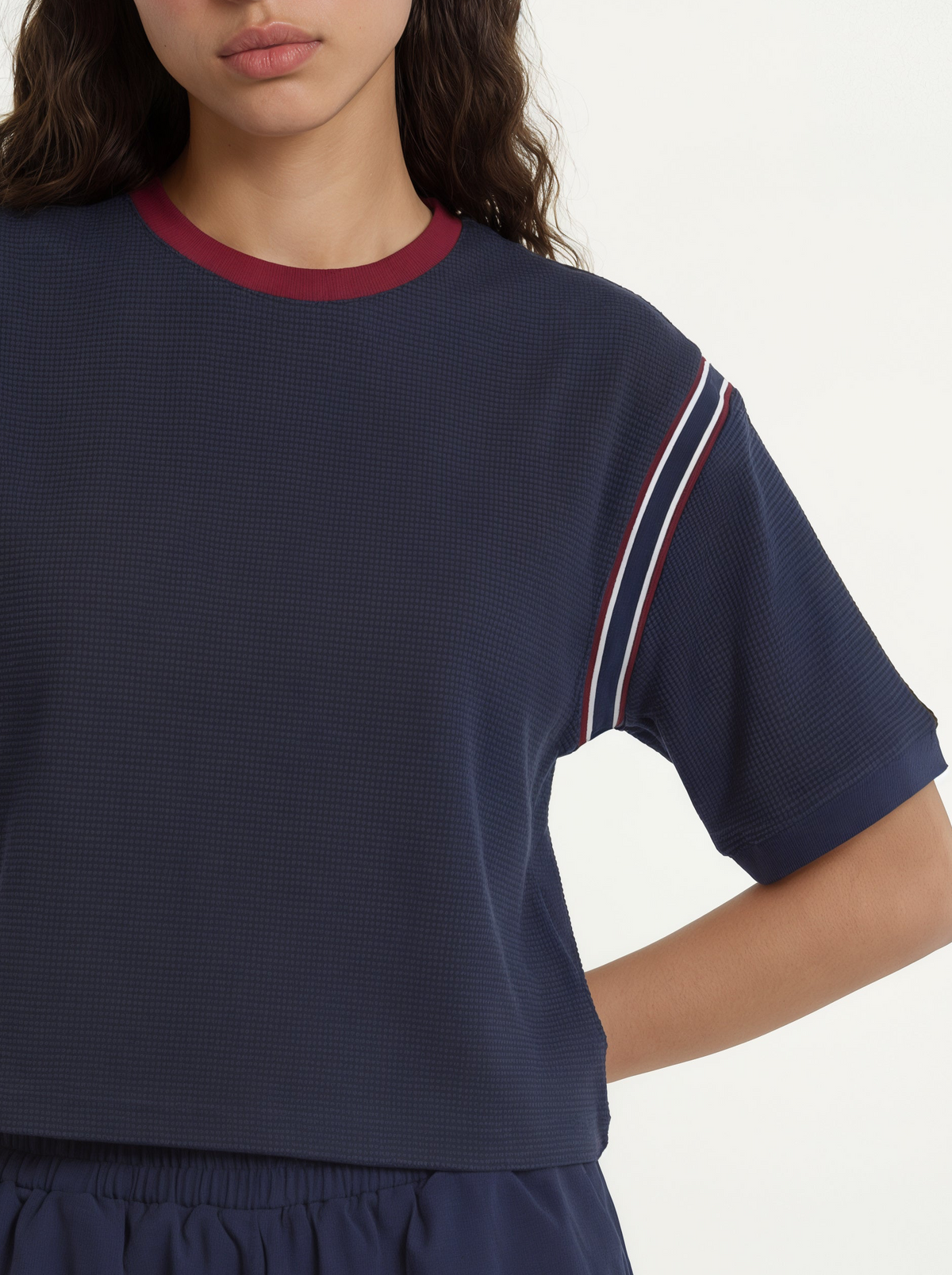 Waffle Boxy Tee