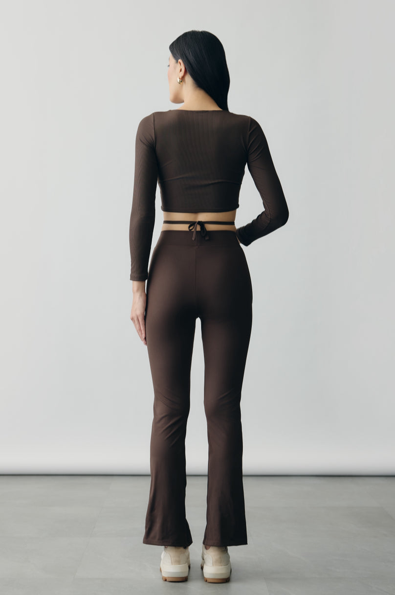 Mocha Flutter Fly Pants