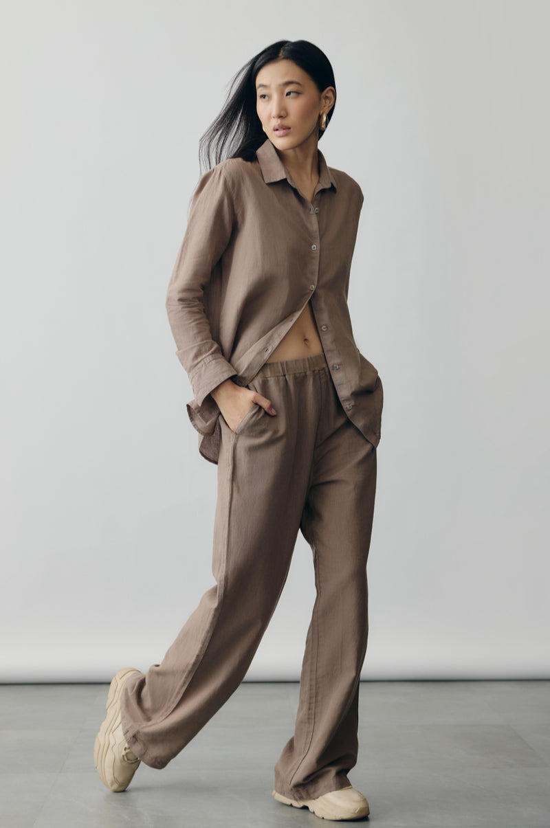 AirLoom Trousers in Latte