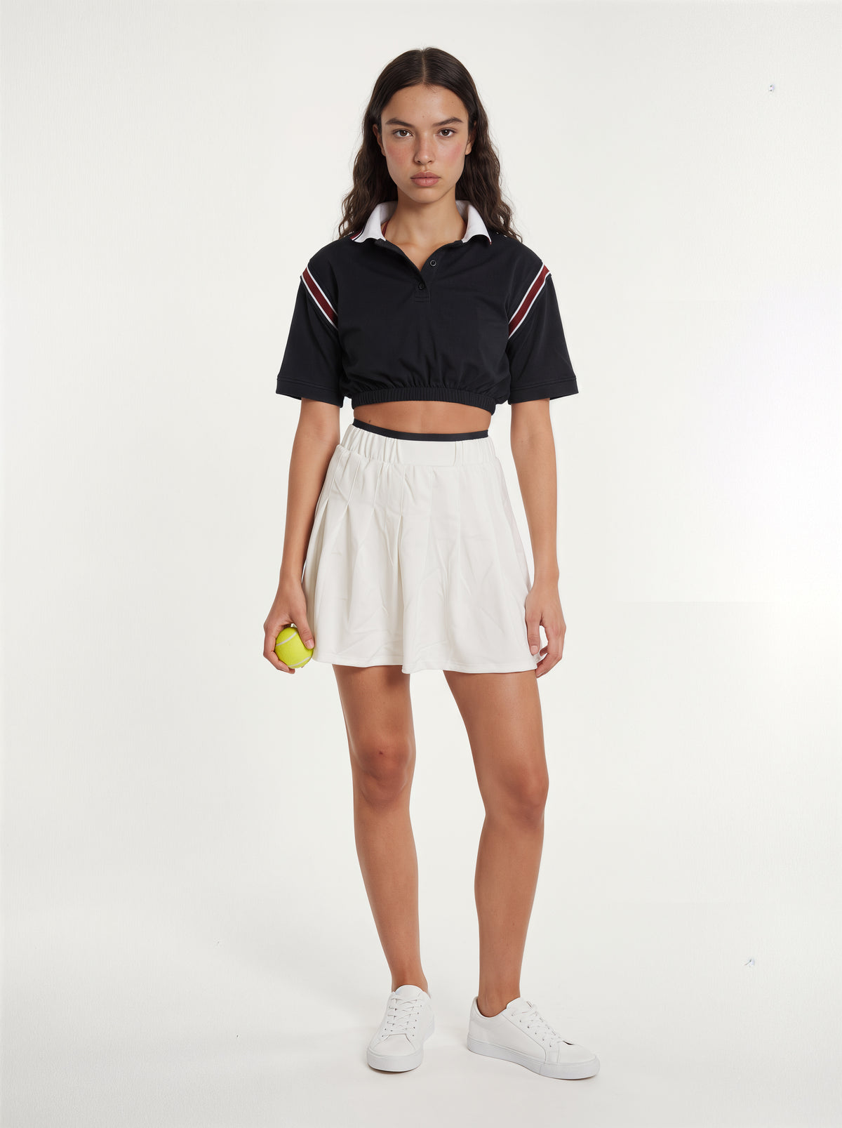 Rally Skirt in White