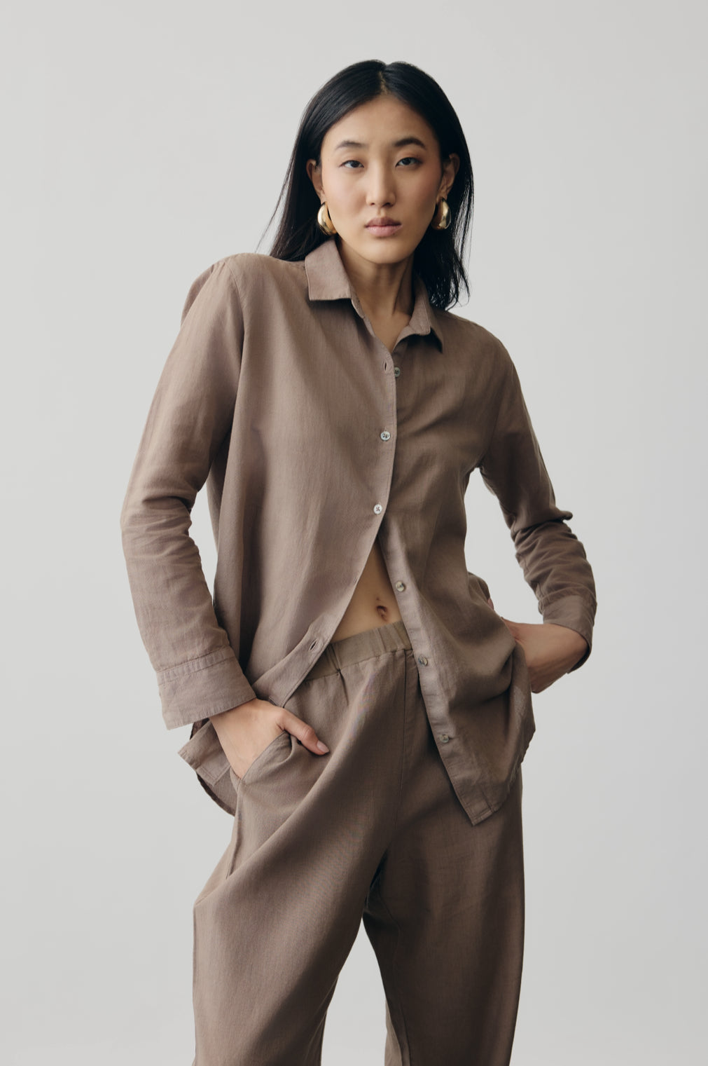 AirLoom Shirt in Latte