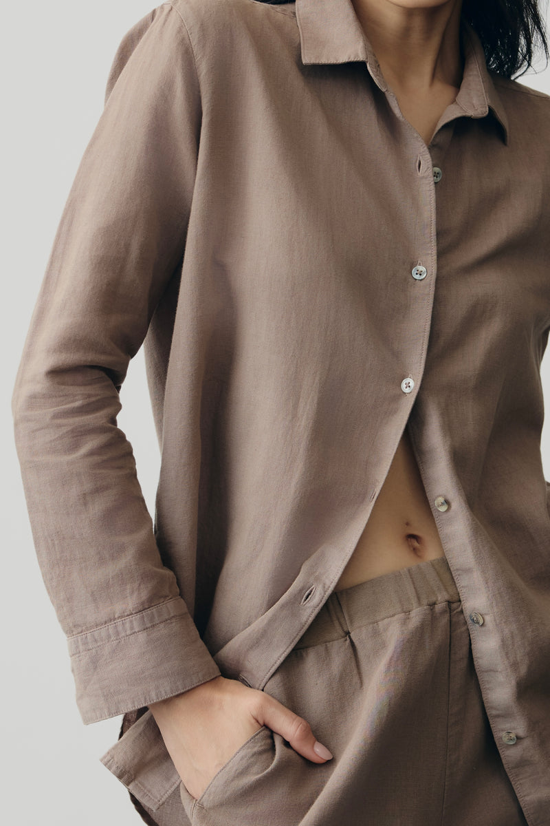 AirLoom Shirt in Latte