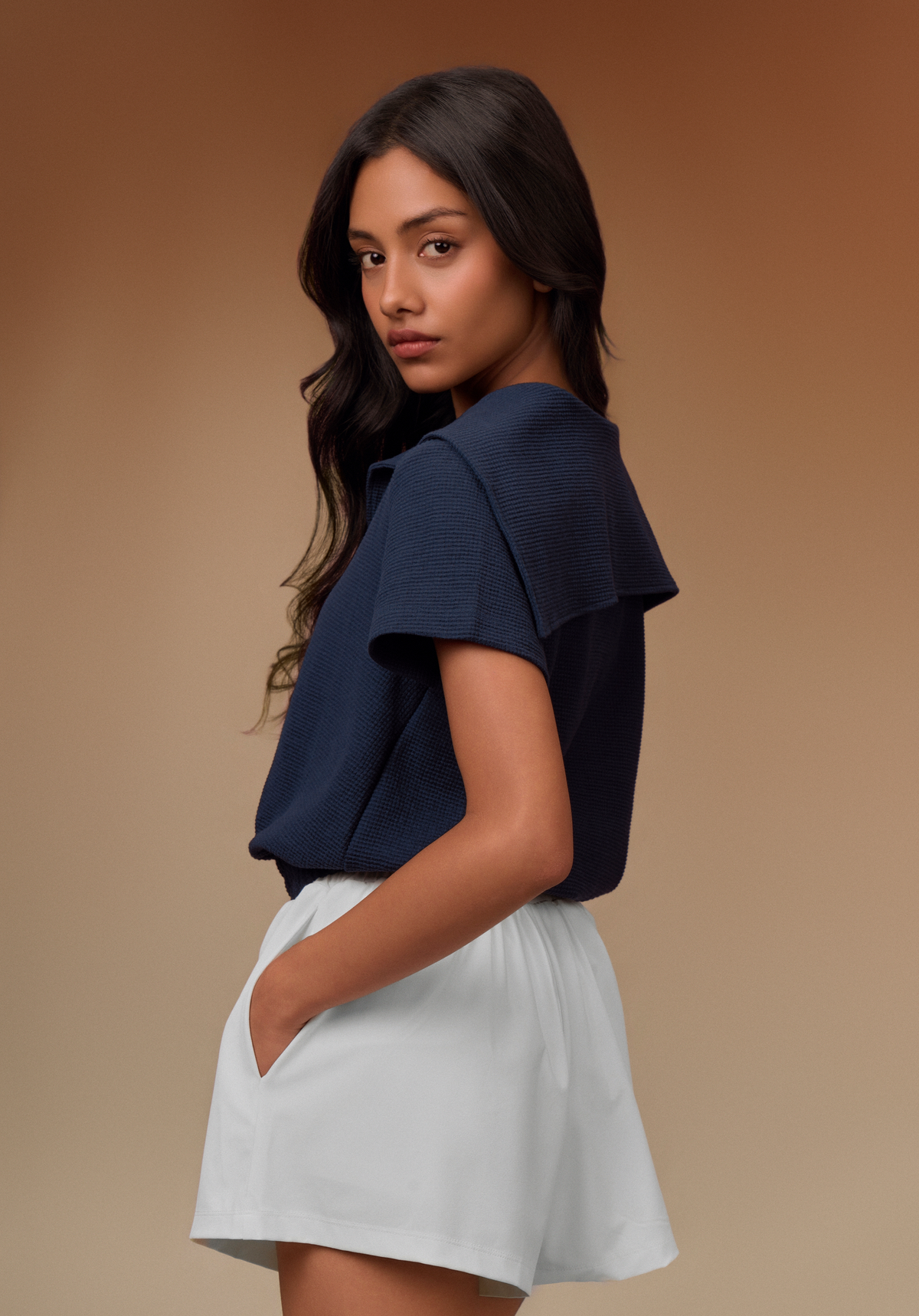 Cotton Waffle Top