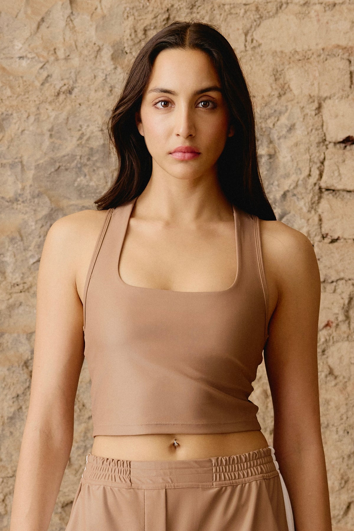 Glaze Square Neck Bra-Tank