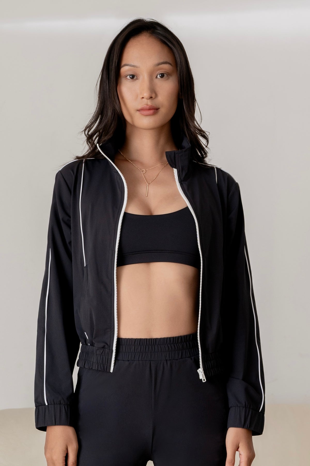 Onyx Varsity Track Jacket