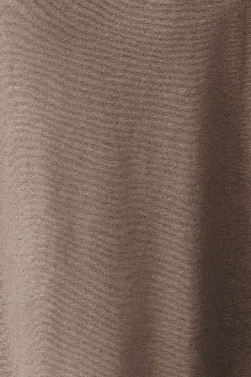 Linen Jersey Tee in Fawn