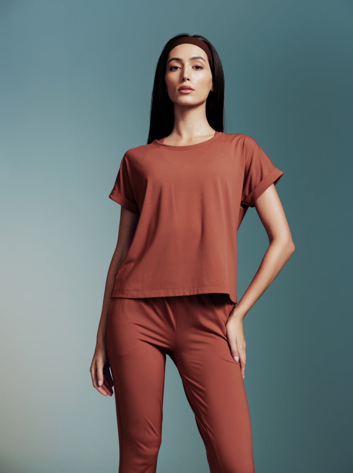 Melt Relaxed Tee in Clay