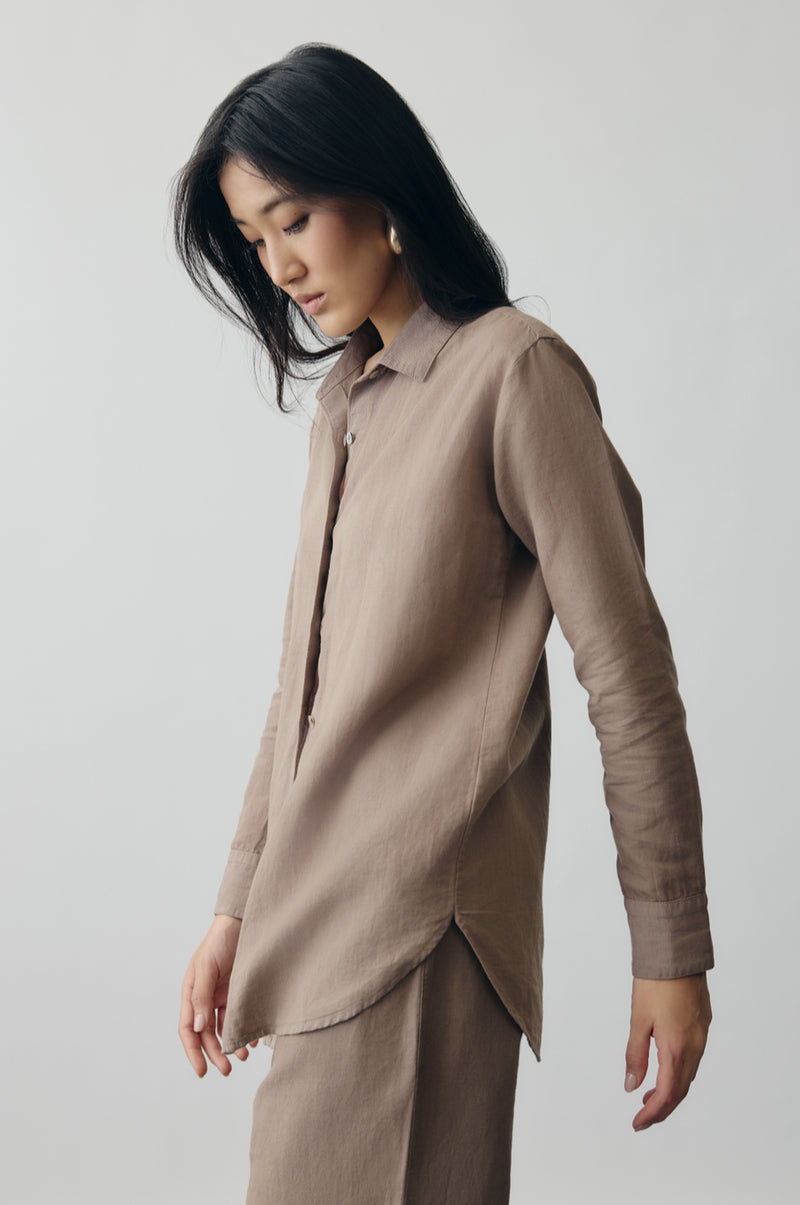 AirLoom Shirt in Latte