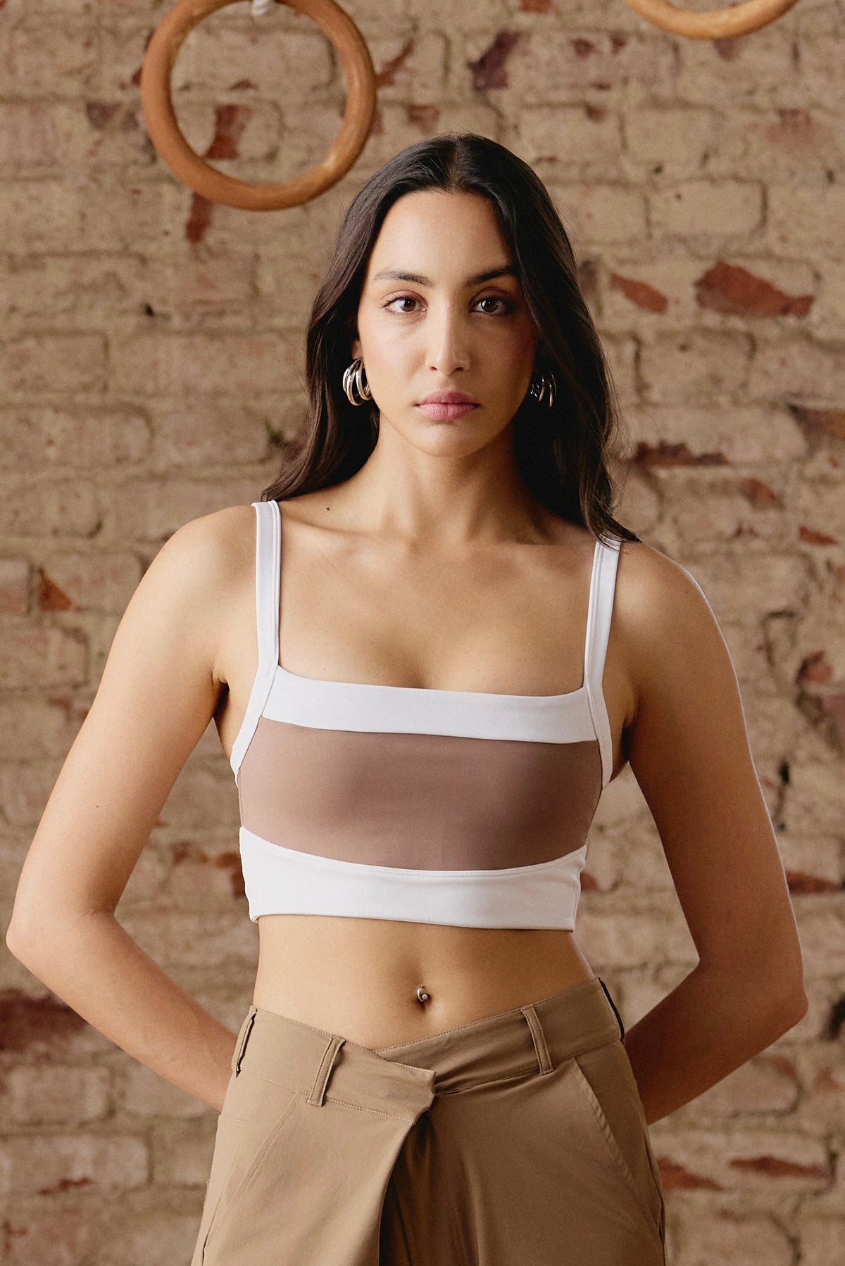 Uplift Sports Bra in Caramel