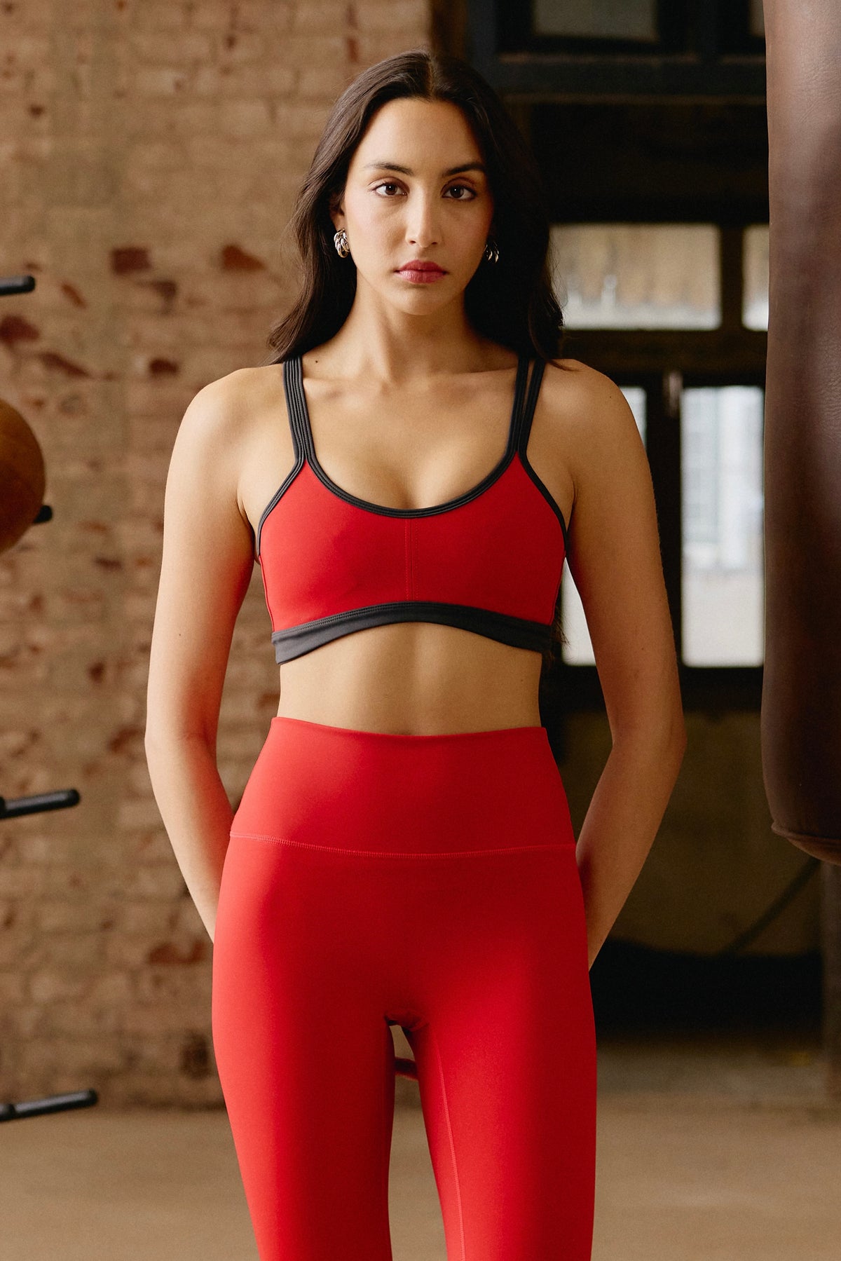 Studio Sports Bralette in Cherry
