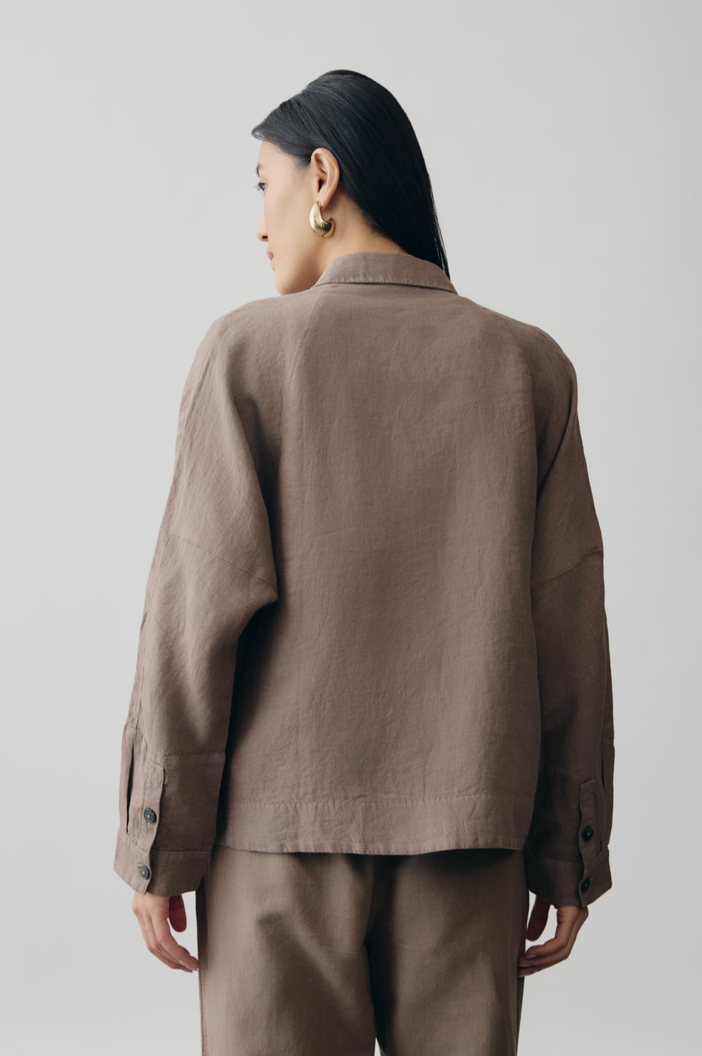 Axis Shacket in Latte