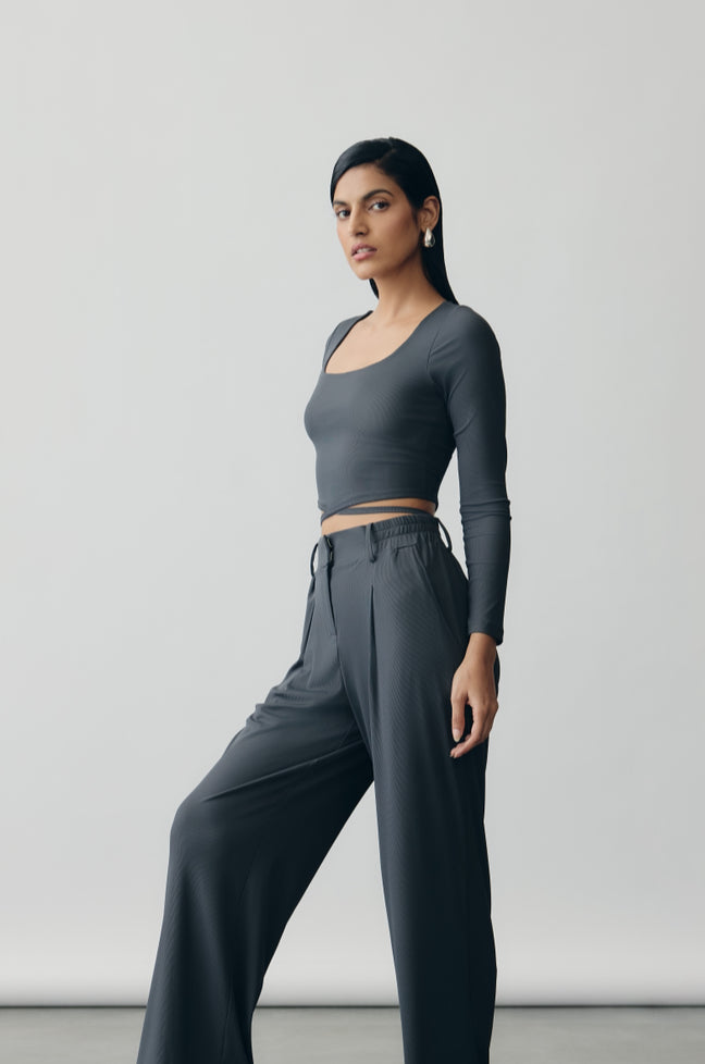 Slate AerialRib Ballet Top