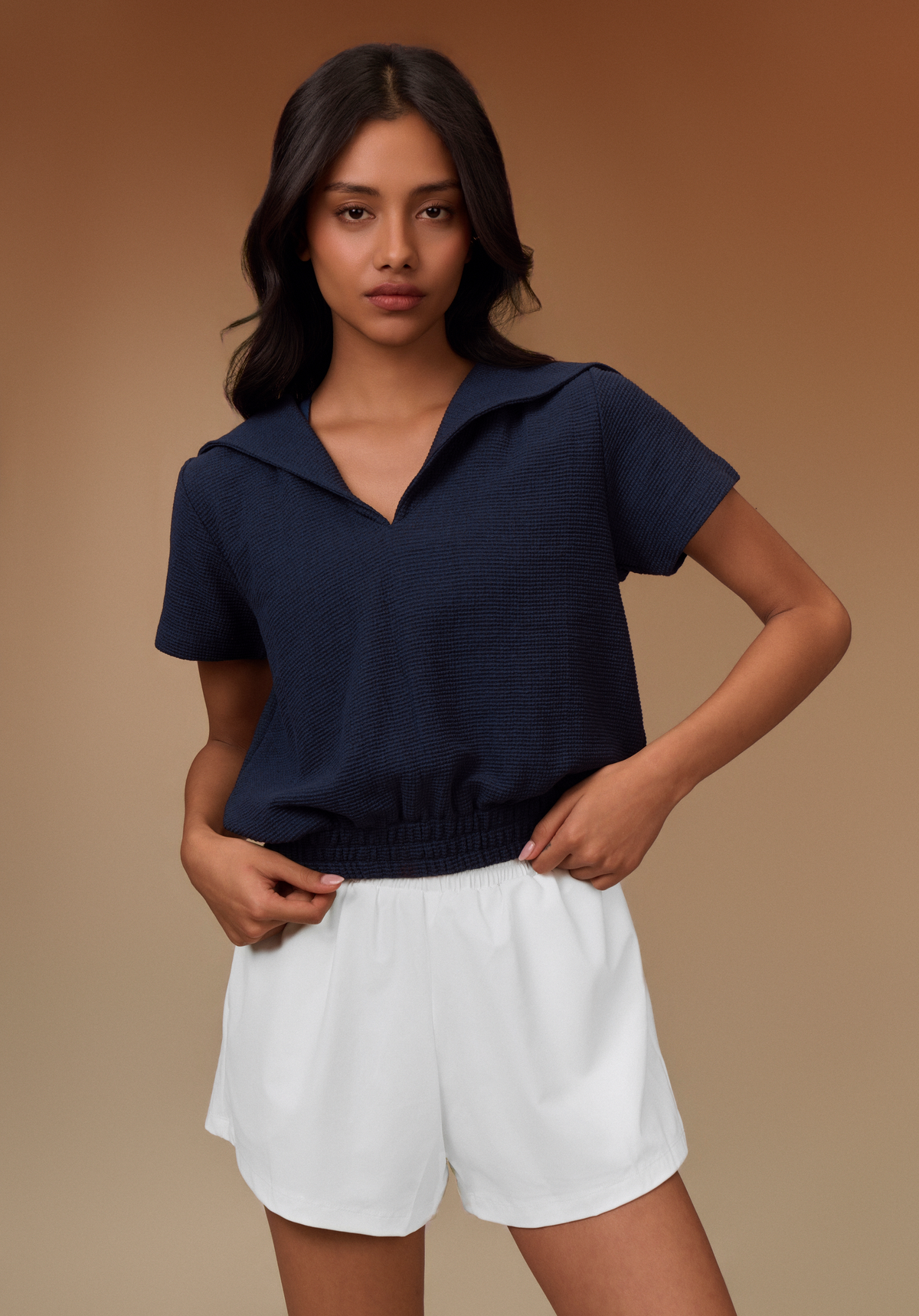 Cotton Waffle Top