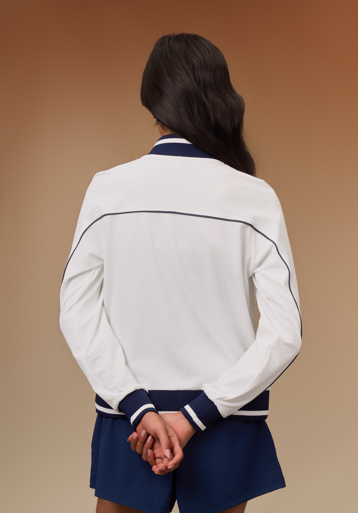 LuxeWeave Bomber Jacket