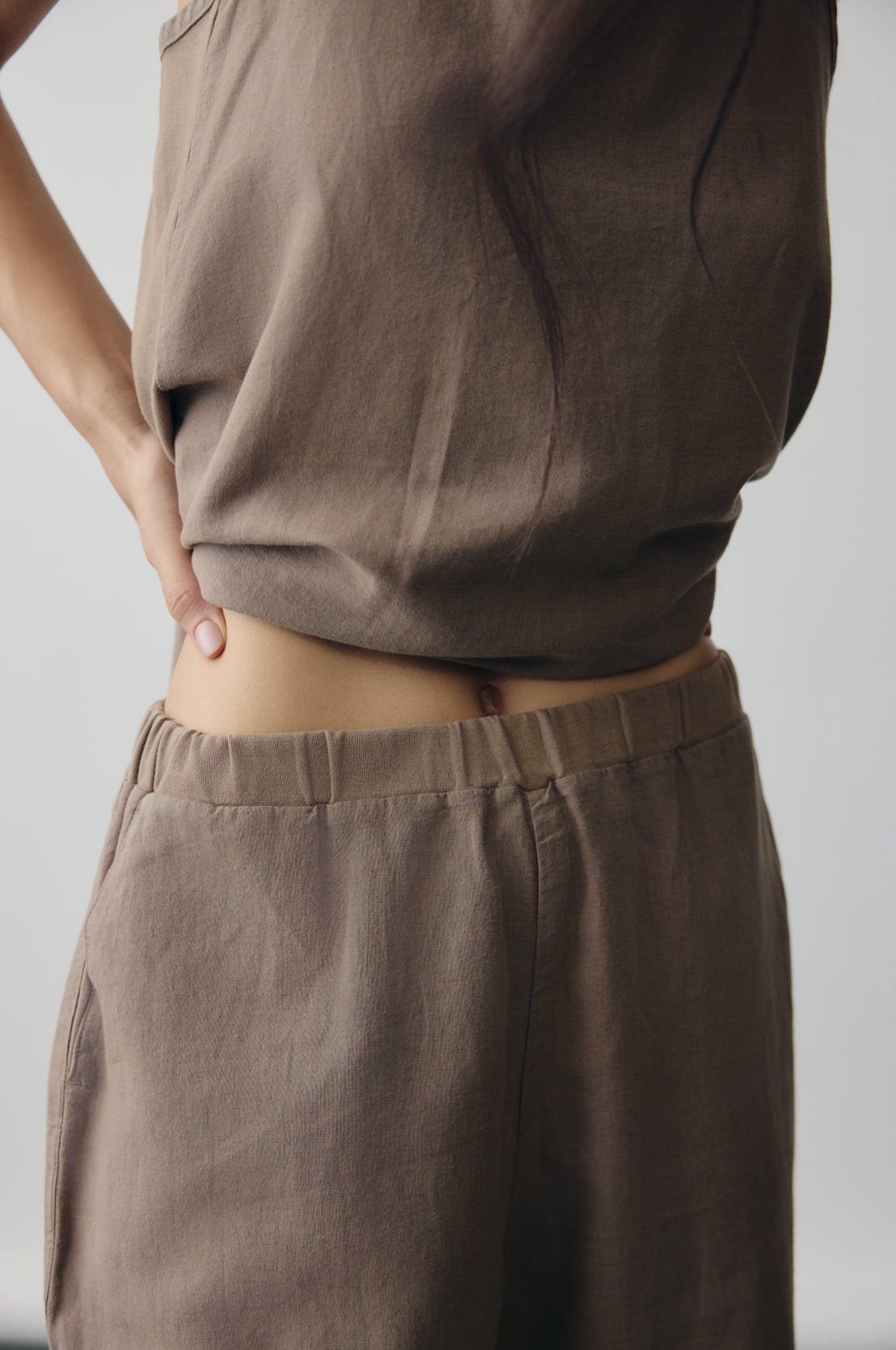 AirLoom Trousers in Latte