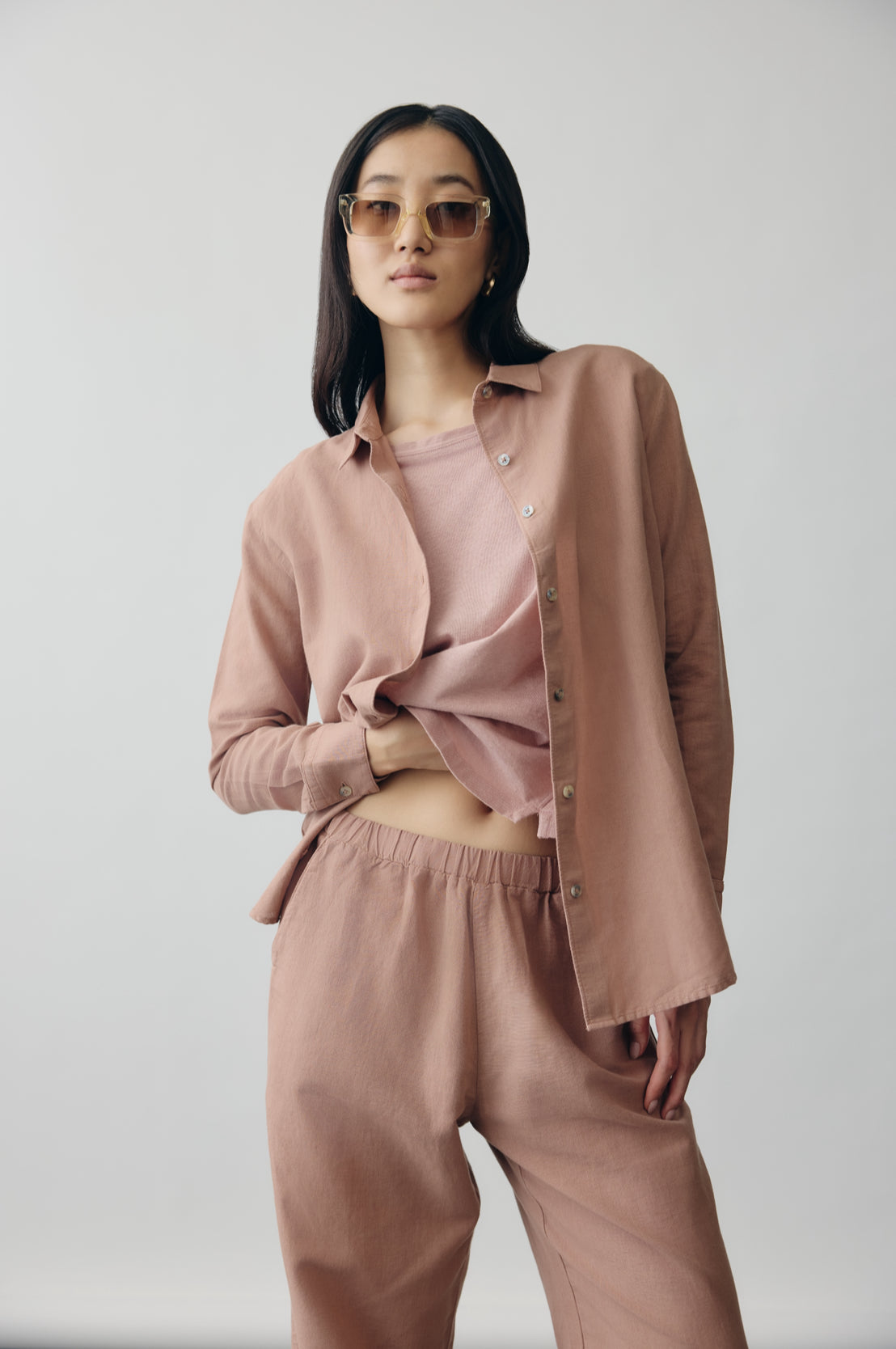 Dusty Rose AirLoom Trousers