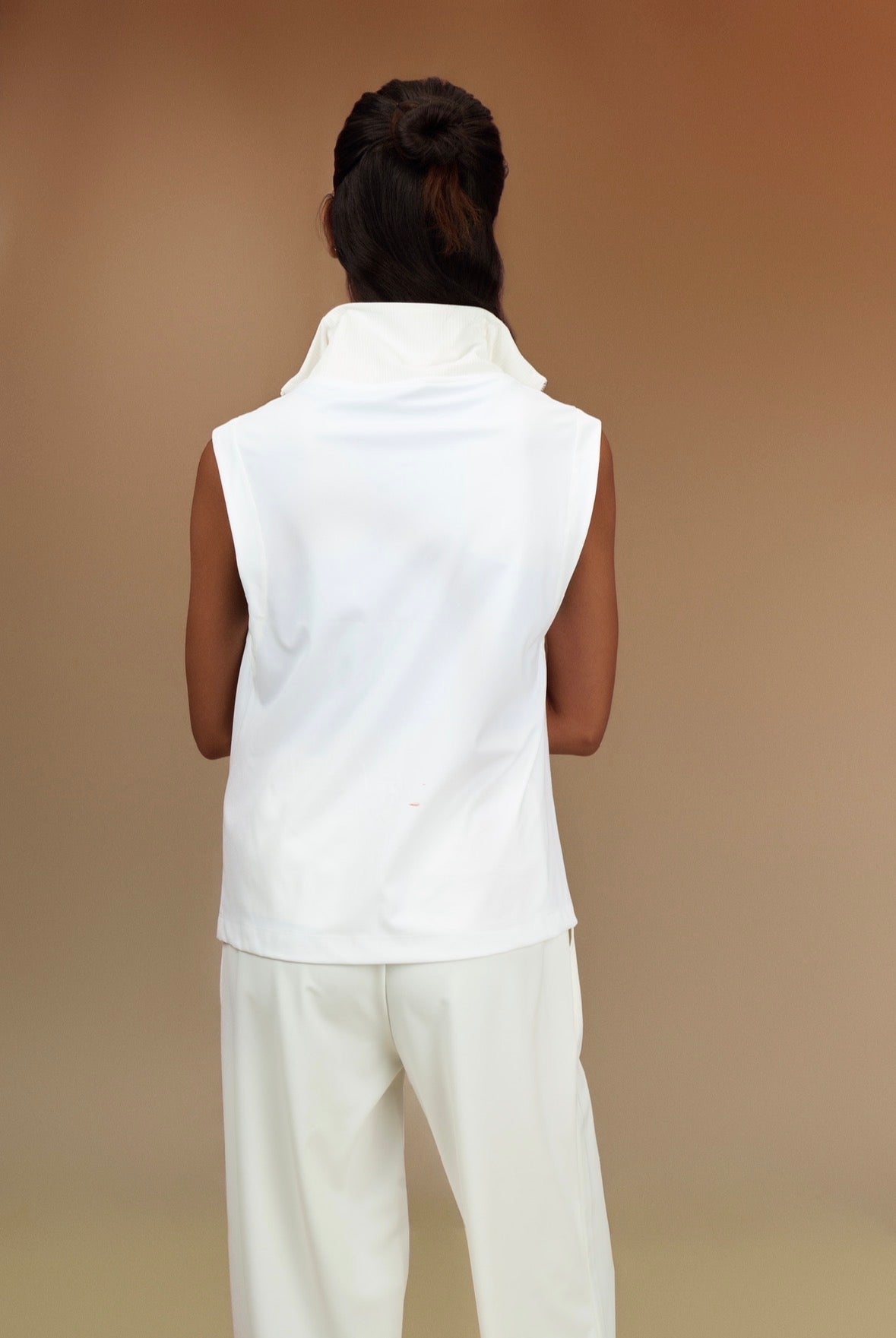 Sleeveless Zip-Up