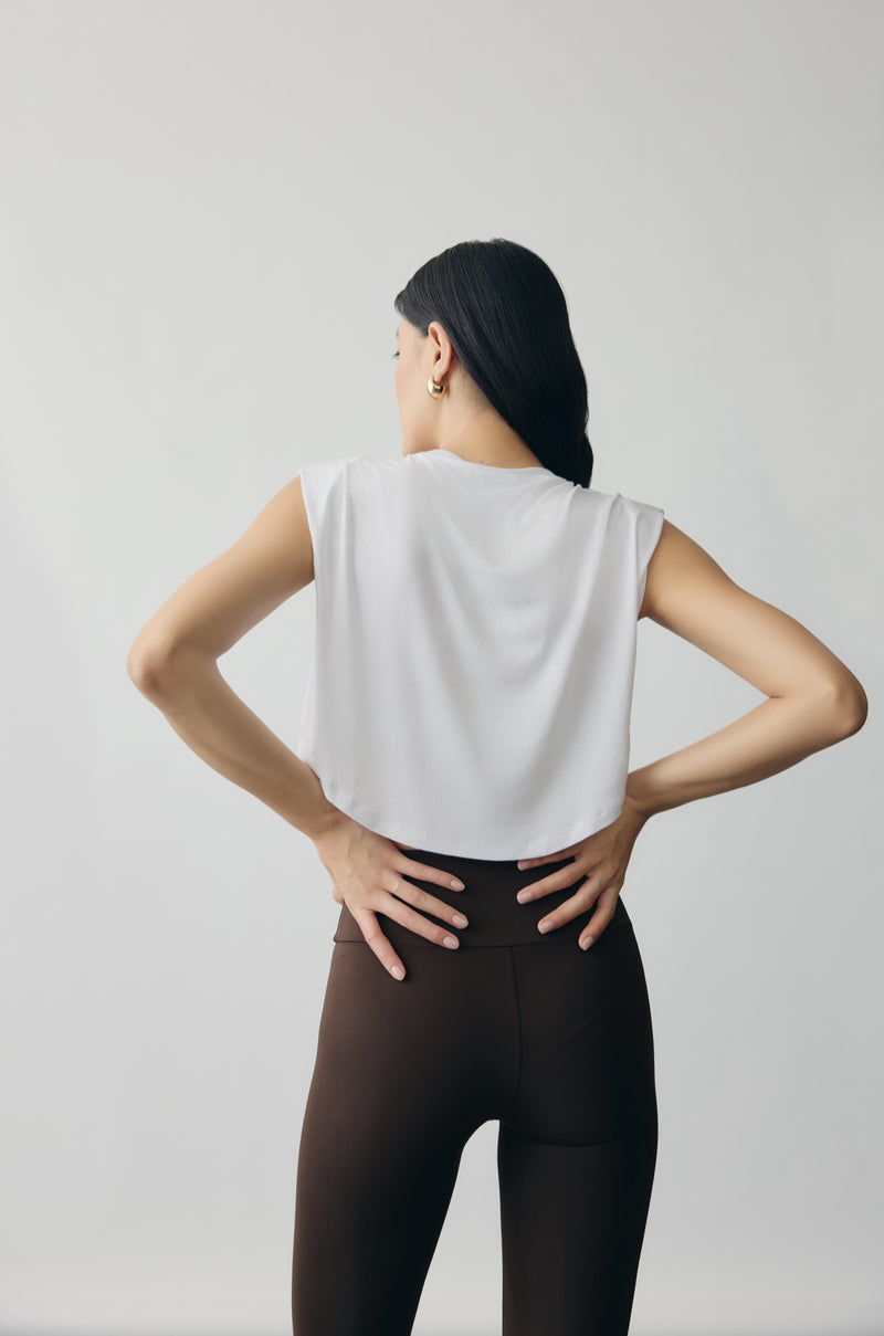 Airsoft Modal Marfa Muscle Tee in White