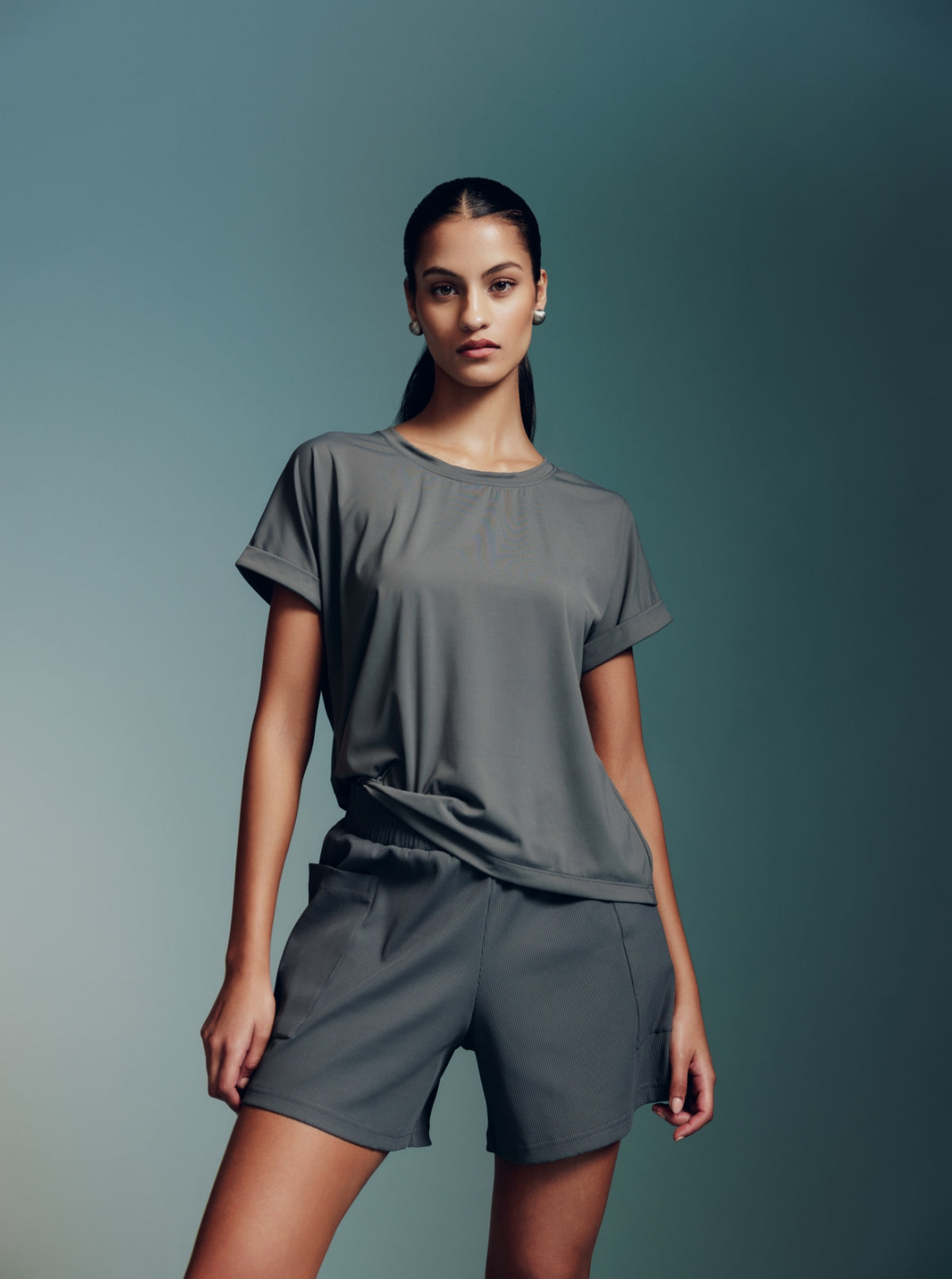 Melt Relaxed Tee in Sage