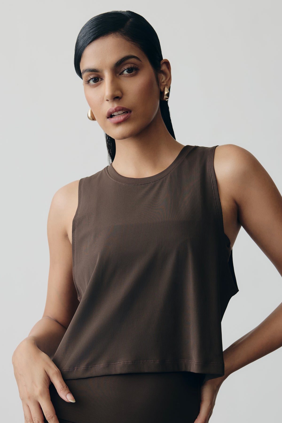 Mocha Muscle Tank