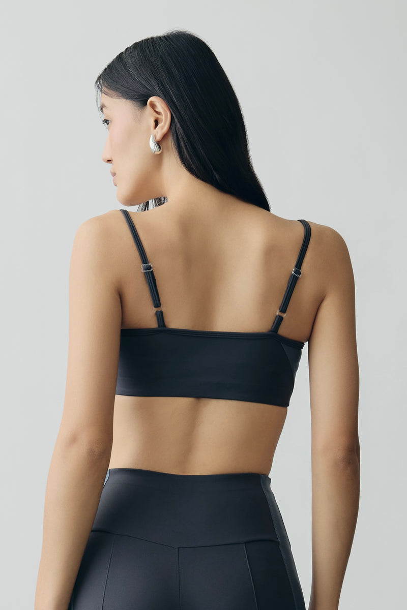 Slate Tonal Sports Bra