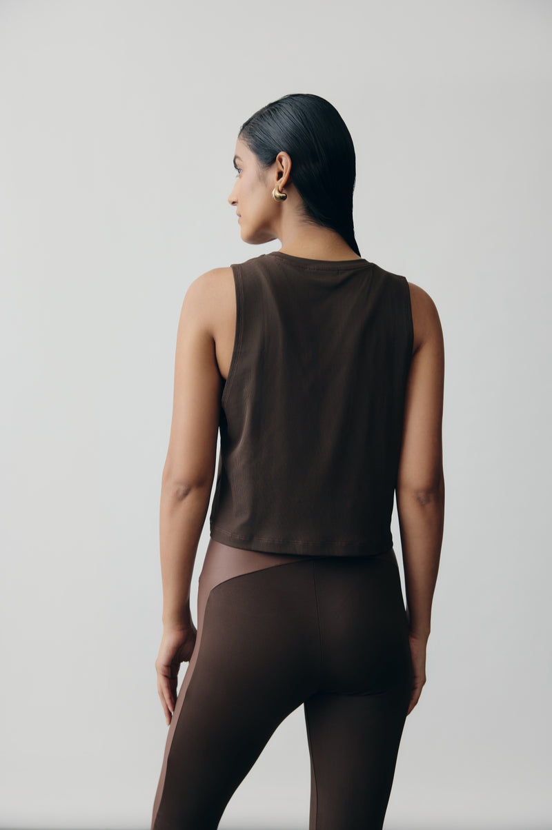 Mocha Muscle Tank
