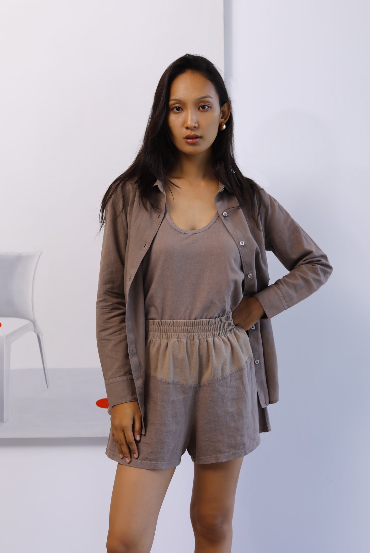 Dune Shorts in Latte