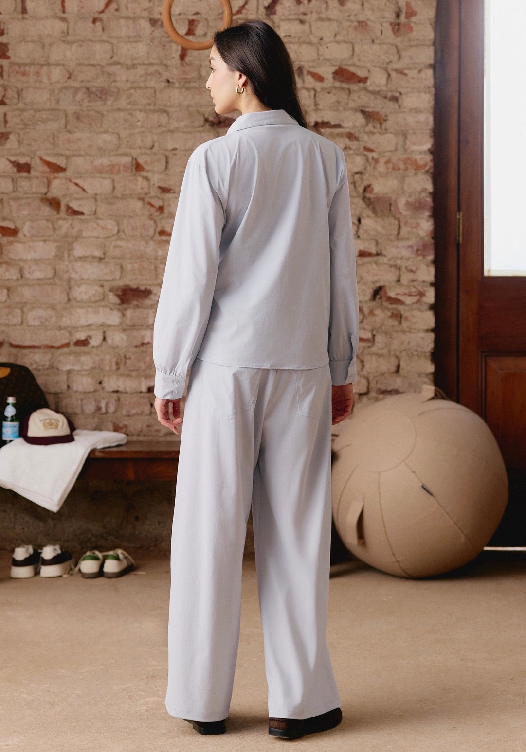 Frost Tie-Up Stretch Shirt