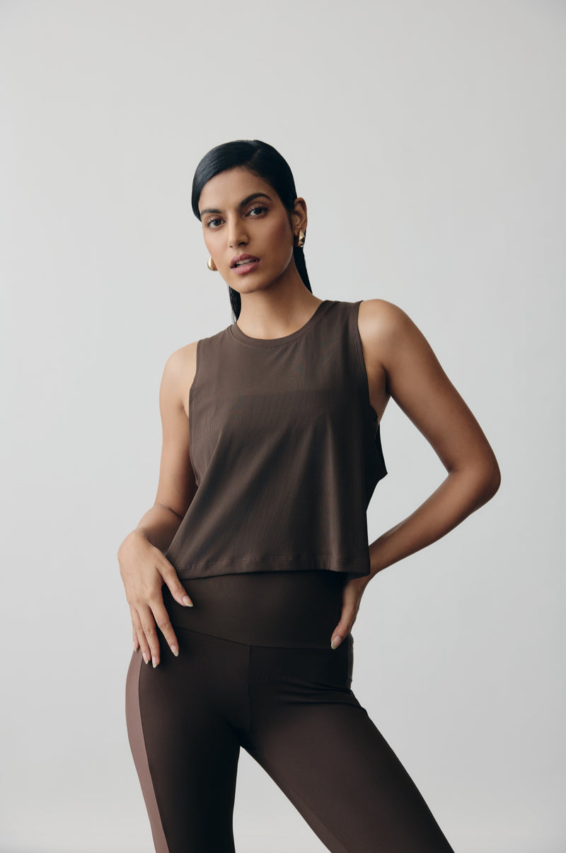 Mocha Muscle Tank