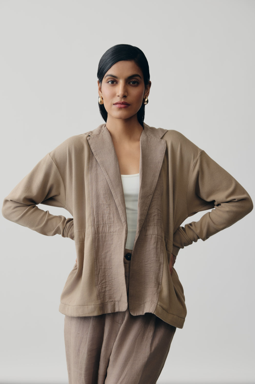 Sports Blazer in Latte