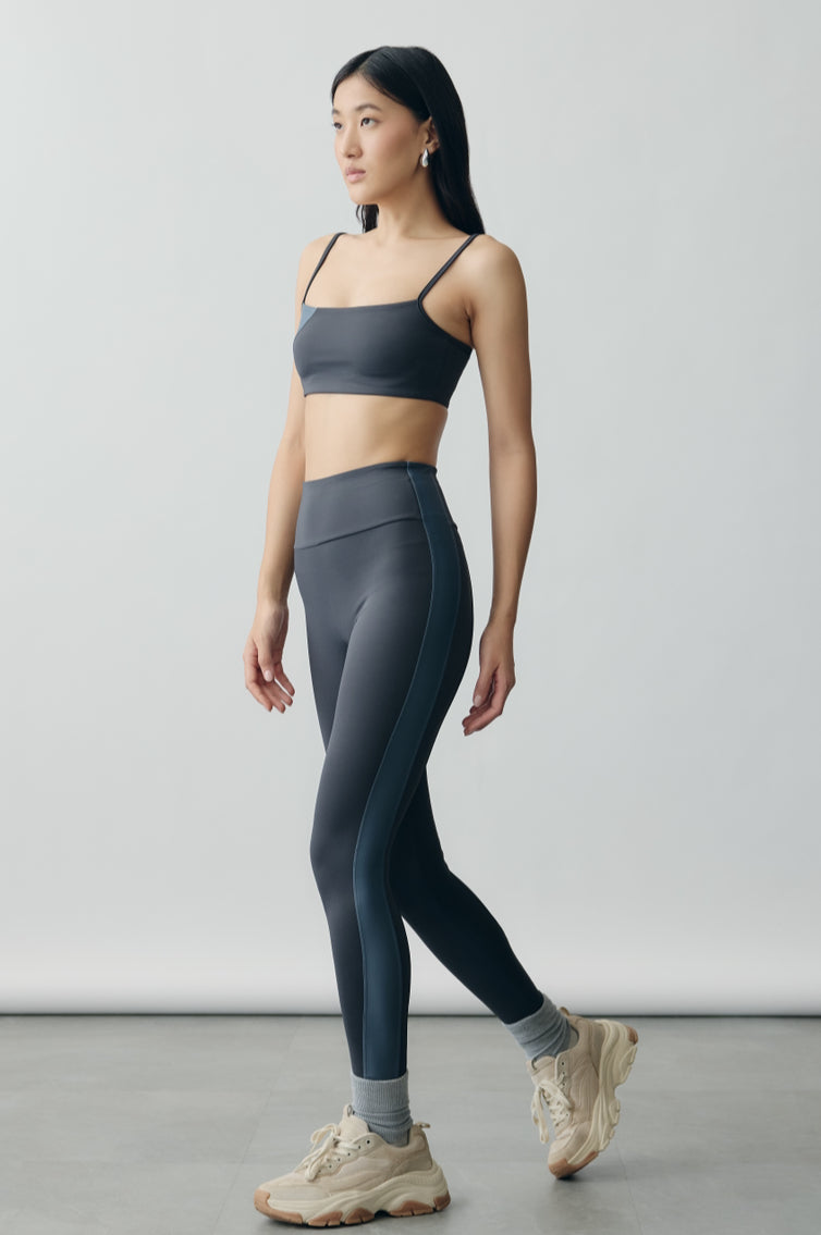 Slate Tonal Sports Bra