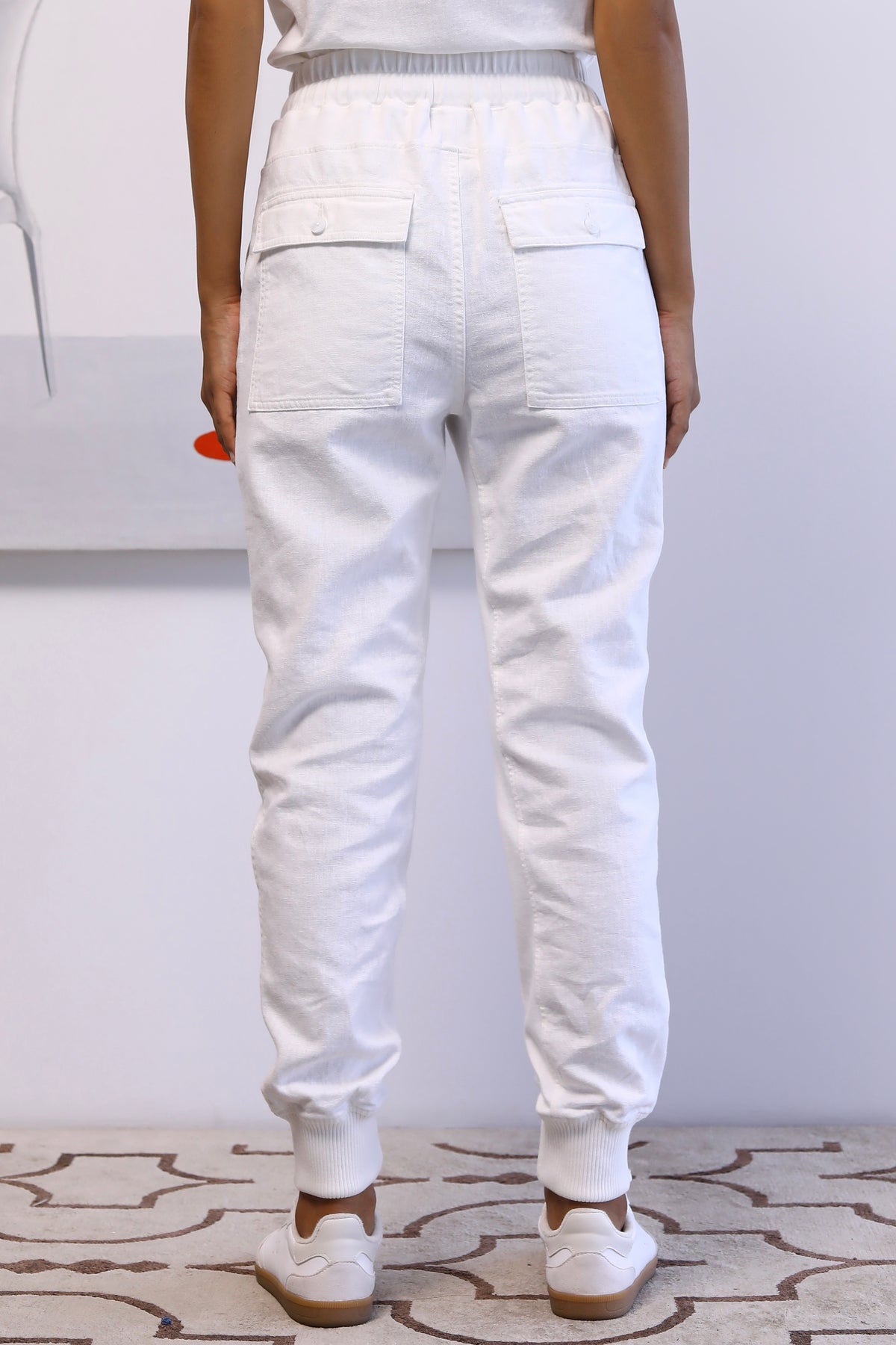 Hybrid Jogger in Blanc