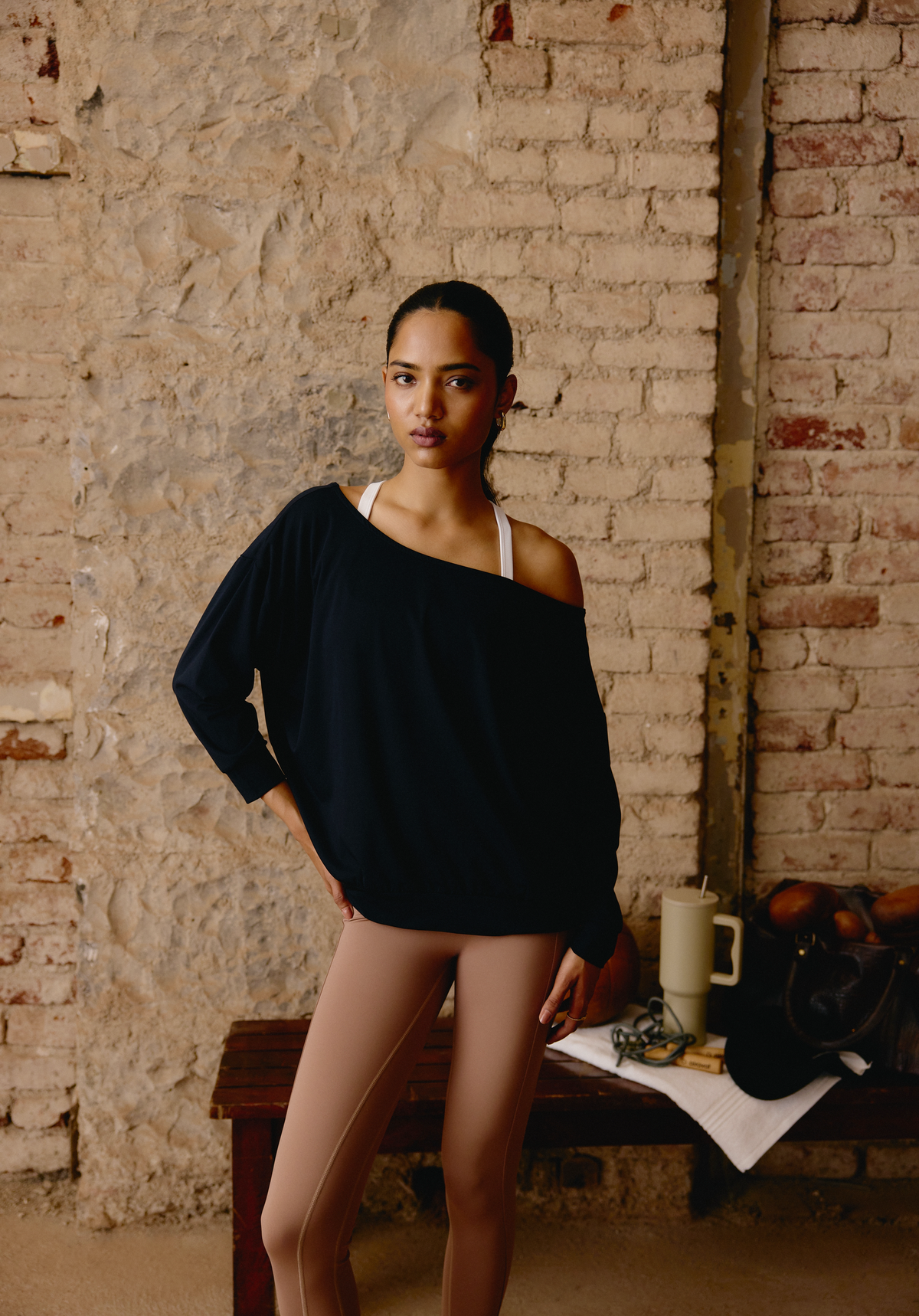 Onyx AerialRib Off-Shoulder Top