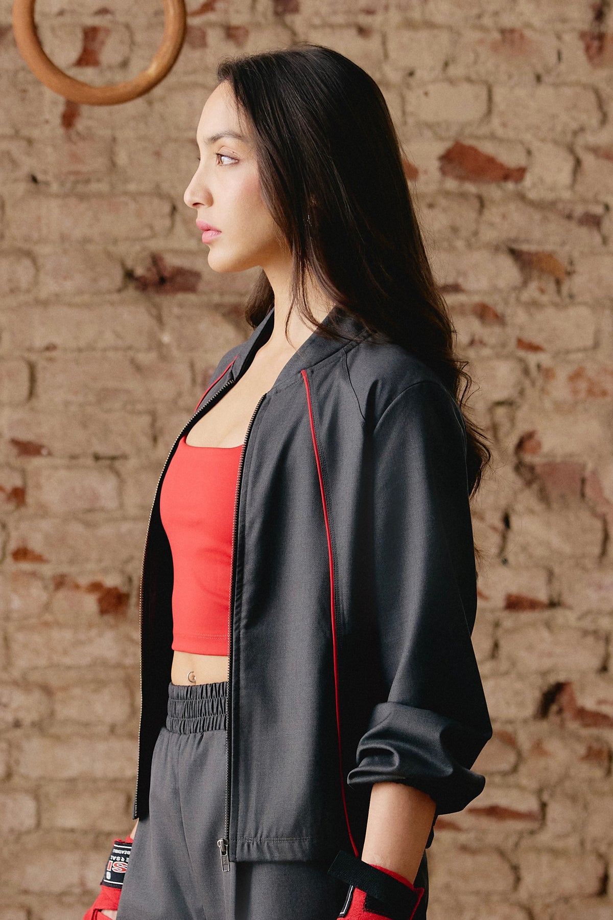 Suiting Bomber Jacket