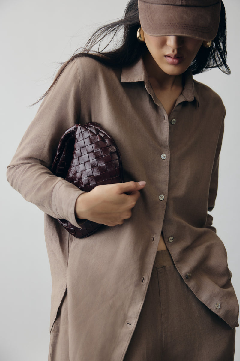 AirLoom Shirt in Latte