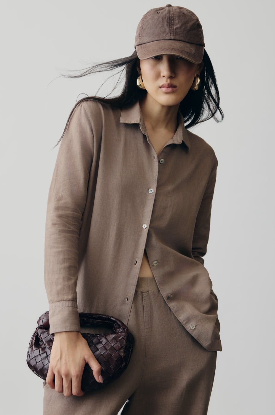 AirLoom Shirt in Latte