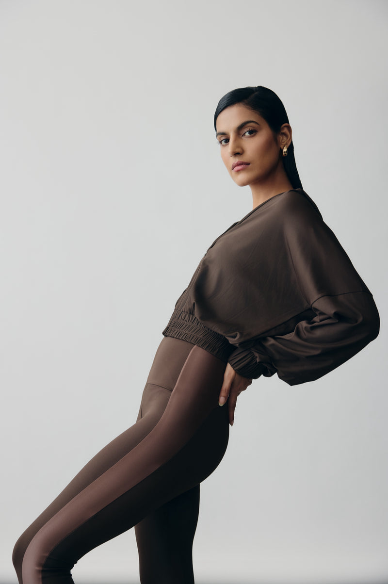 Mocha Hourglass Tonal Leggings