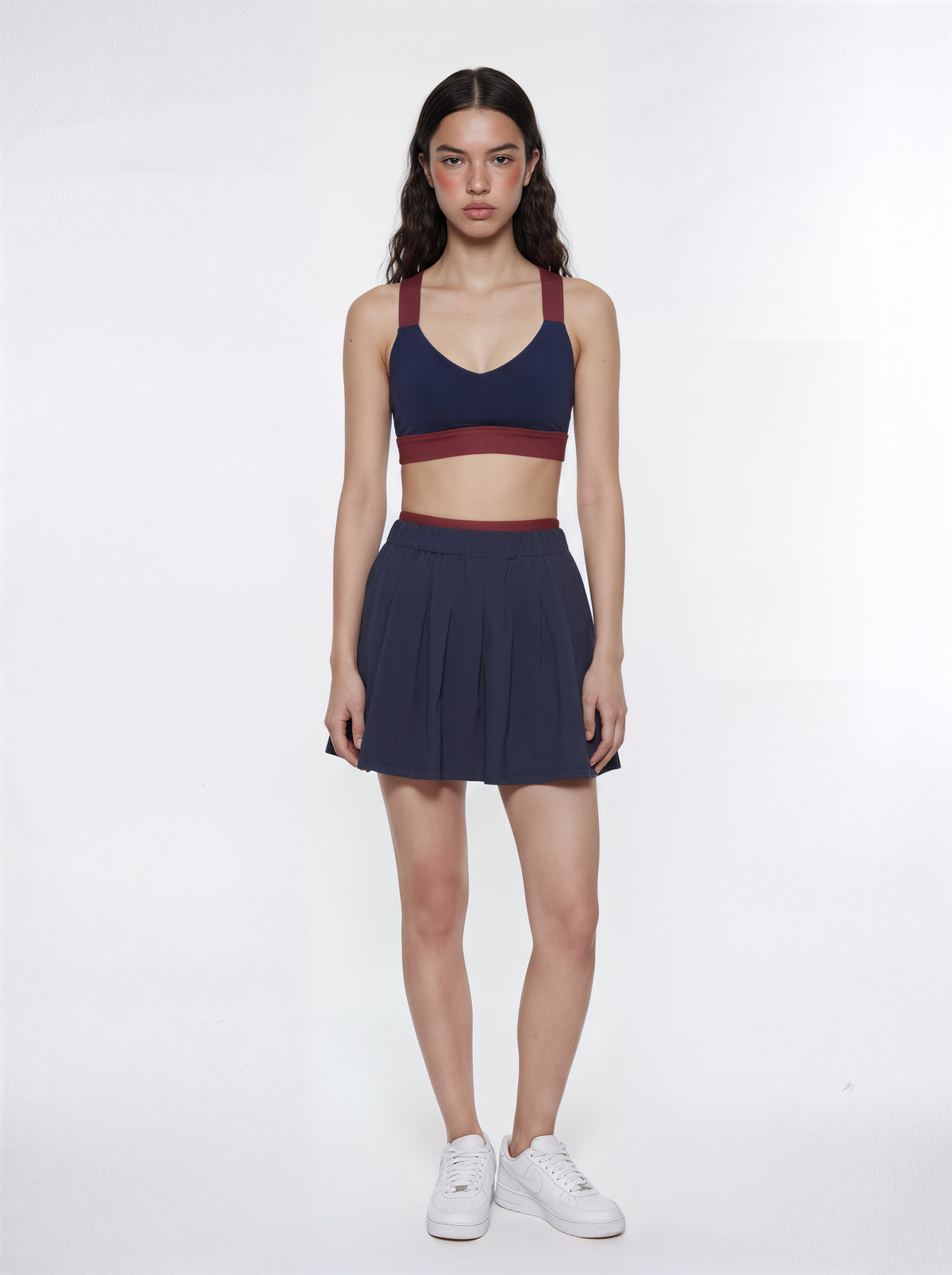 Navy Power Play Bra