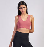 Barre Crossover Bra in Canyon - Pace Active